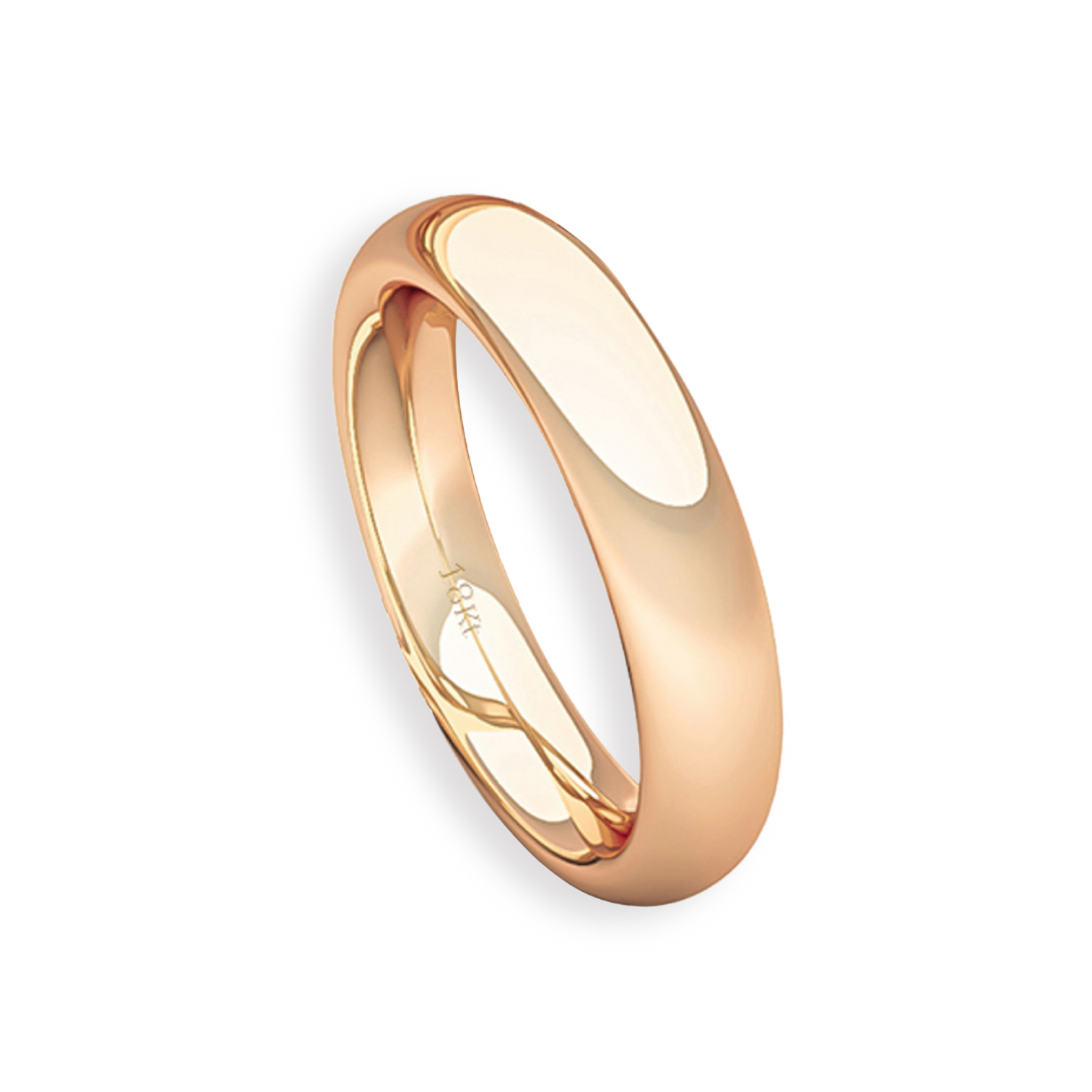 Argolla Matrimonio de Oro Miel 18kt Inglés Garda Ergofit de 3,5mm 3