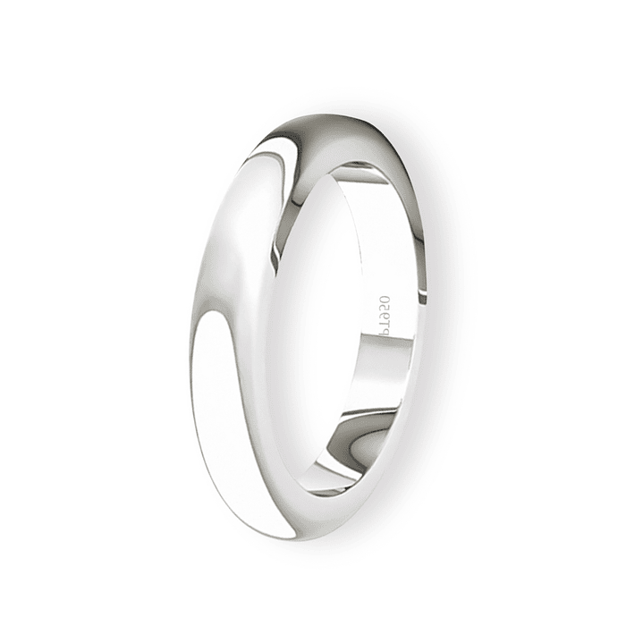 Argolla Matrimonio de Platino Inglés Padua 3,0mm 1