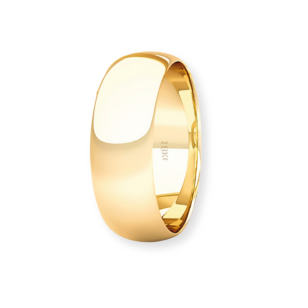 Argolla Matrimonio de Oro Amarillo 18kt Inglés Argos de 5,0mm 1