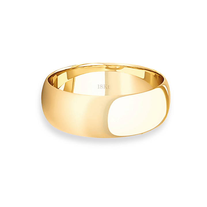 Argolla Matrimonio de Oro Amarillo 18kt Inglés Argos de 5,0mm 2