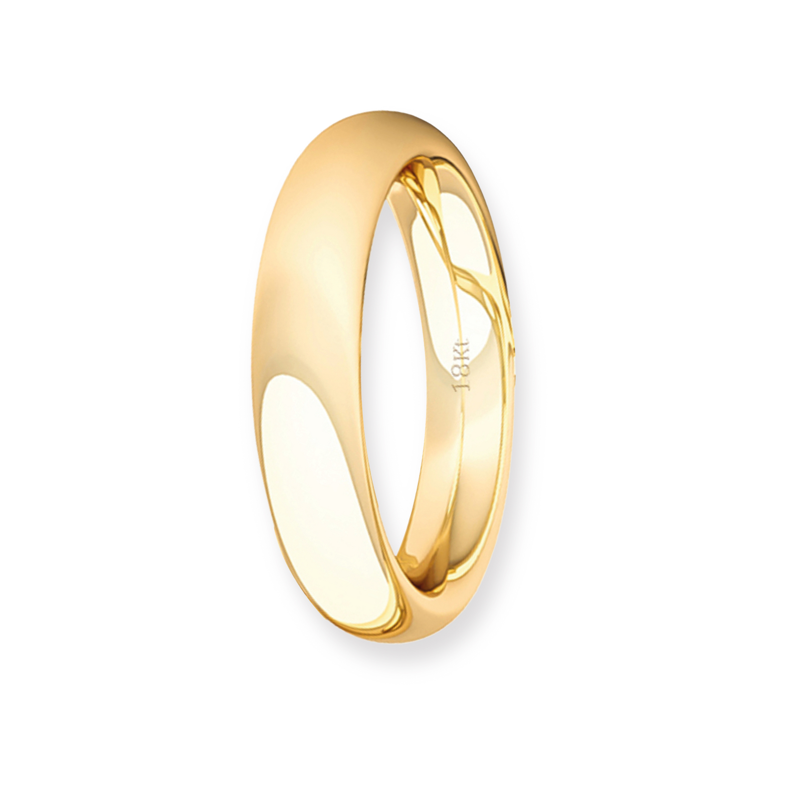 Argolla Matrimonio de Oro Amarillo 18kt Inglés Garda Ergofit de 3,5mm 1