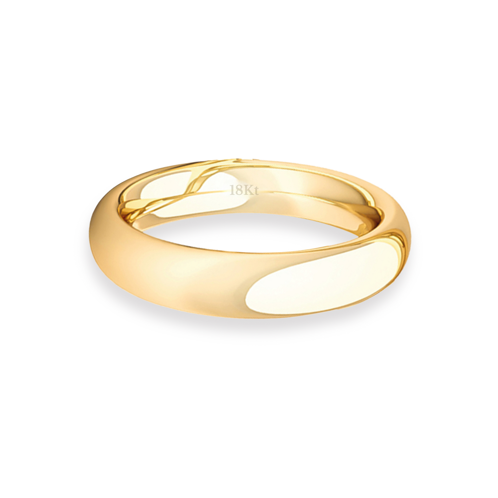 Argolla Matrimonio de Oro Amarillo 18kt Inglés Garda Ergofit de 3,5mm 2