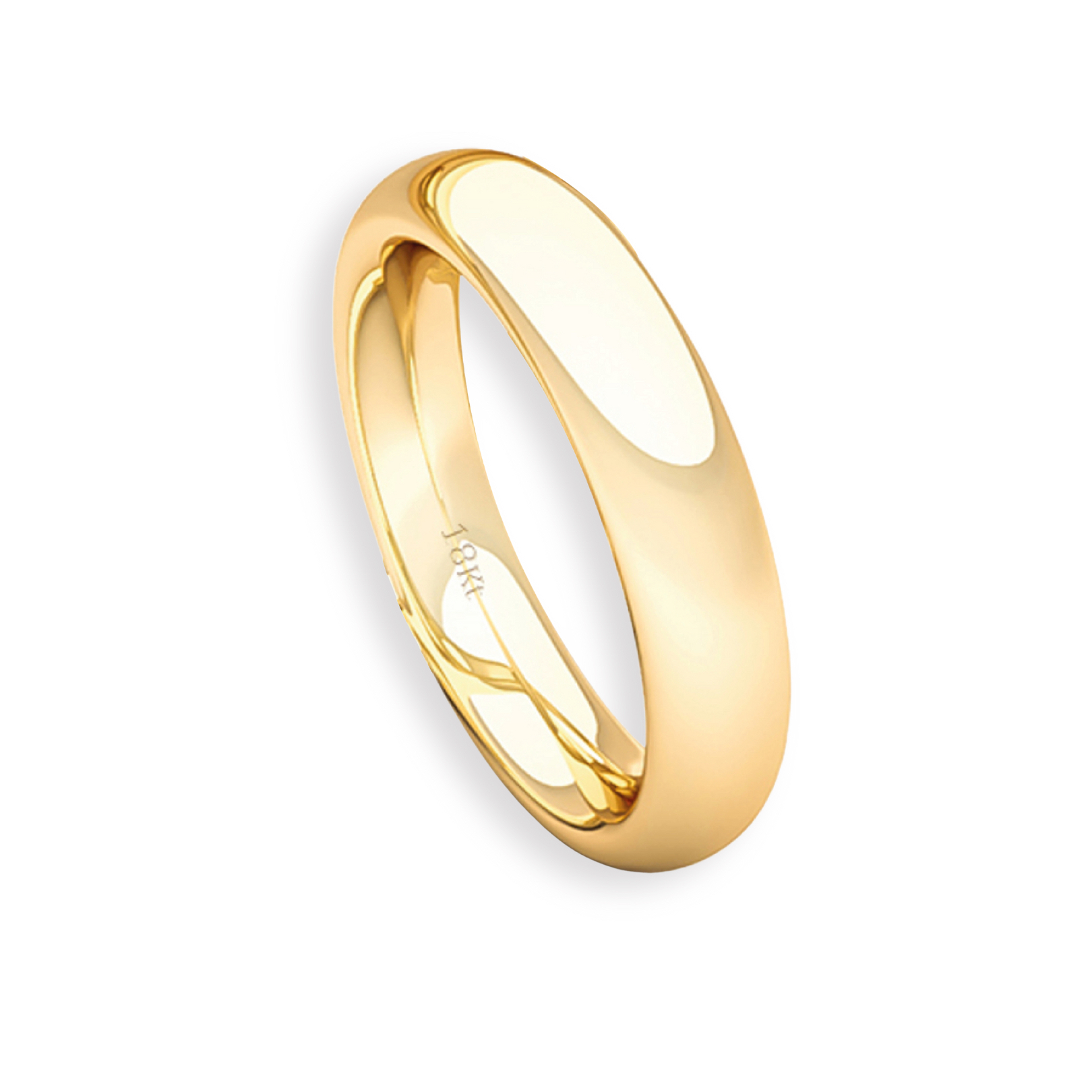Argolla Matrimonio de Oro Amarillo 18kt Inglés Garda Ergofit de 3,5mm 3