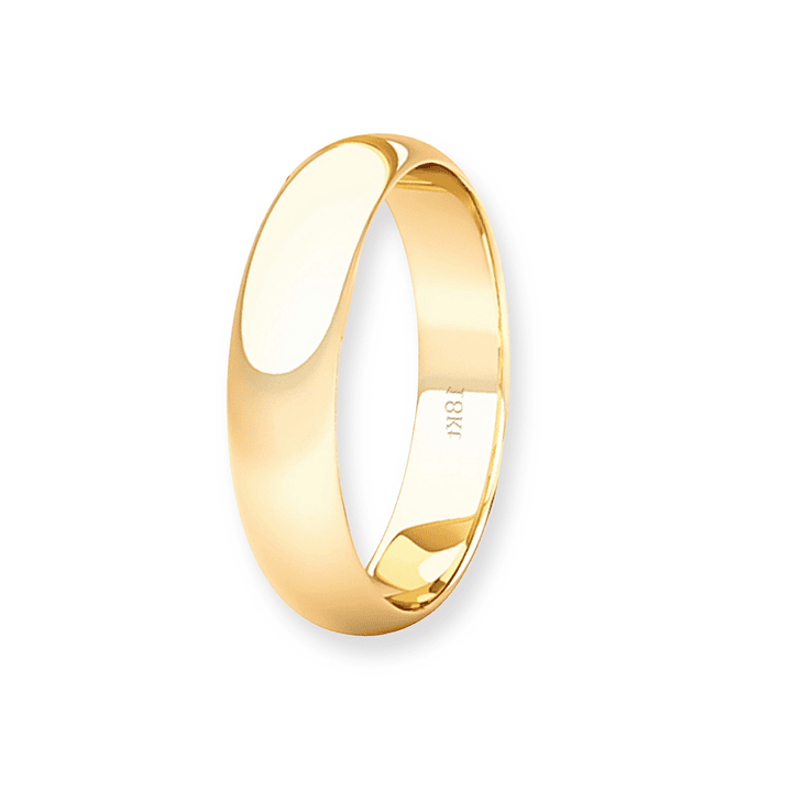 Argolla Matrimonio de Oro Amarillo 18kt Inglés Venecia de 3,5mm 1