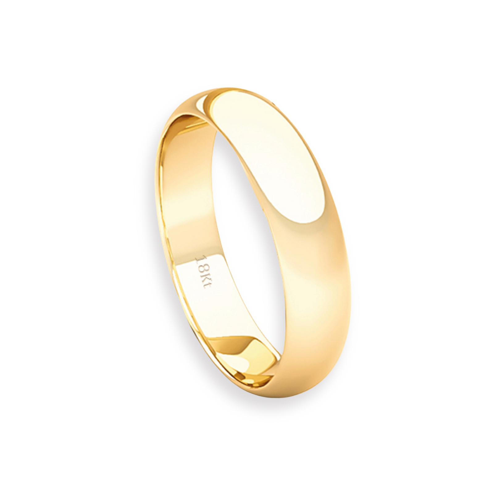 Argolla Matrimonio de Oro Amarillo 18kt Inglés Venecia de 3,5mm 3