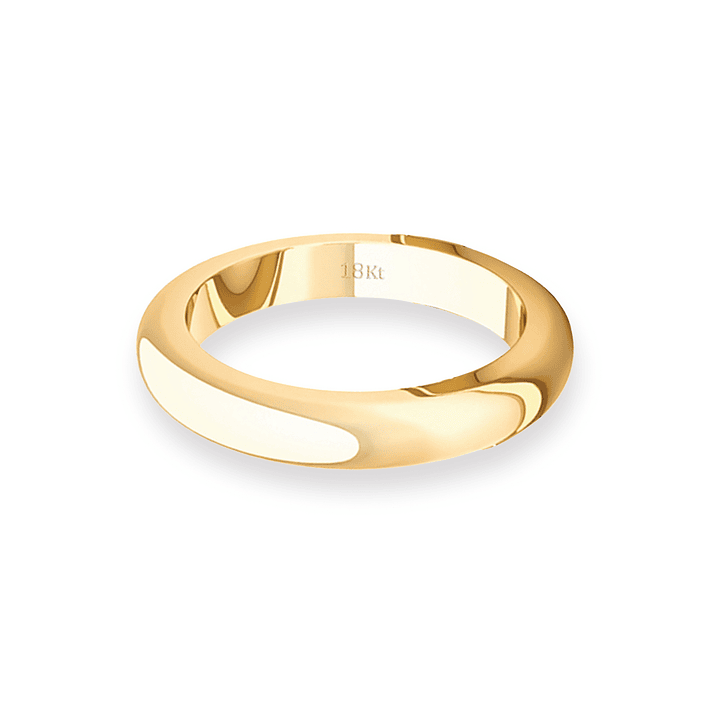 Argolla Matrimonio de Oro Amarillo 18kt Inglés Padua 3,0mm 2
