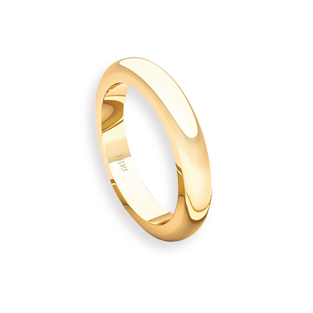 Argolla Matrimonio de Oro Amarillo 18kt Inglés Padua 3,0mm 3