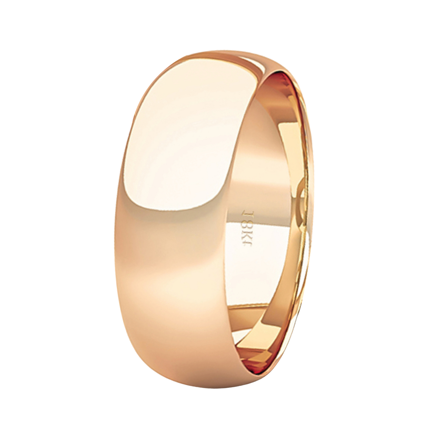 Argolla Matrimonio de Oro Miel 18kt Inglés Argos de 5,0mm 1