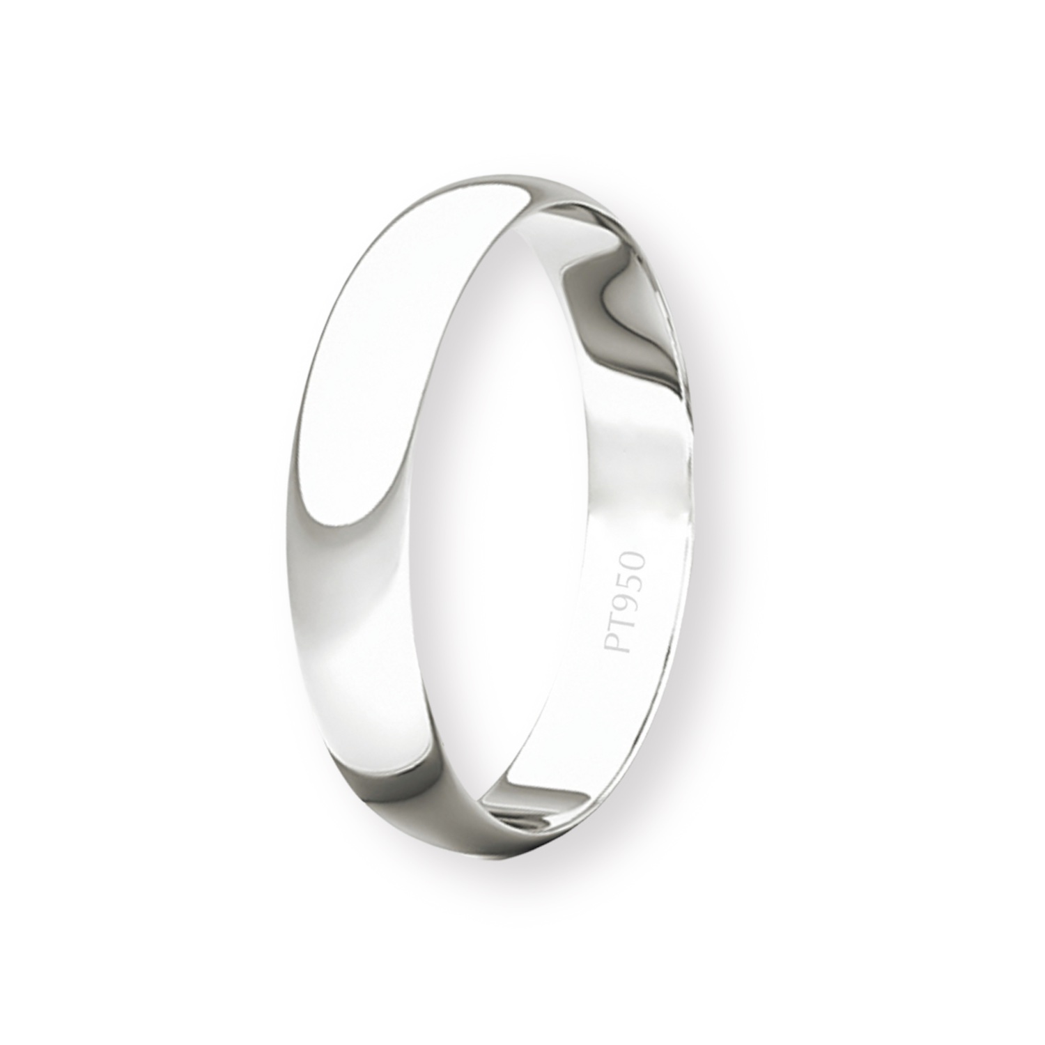 Argolla Matrimonio de Platino Inglés Bari de 3,0mm 1