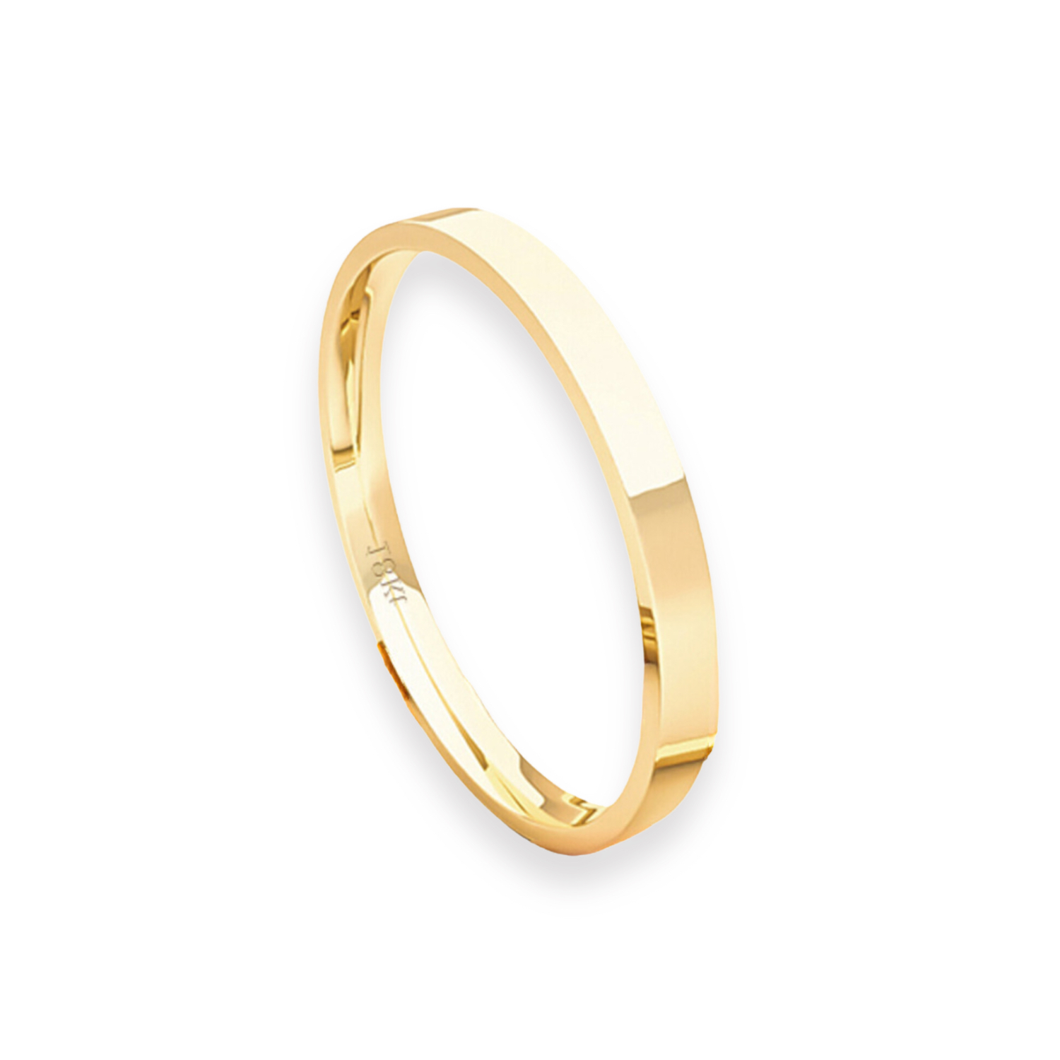 Argolla Matrimonio de Oro Amarillo 18kt Tubo ErgoFit Siena de 2,0mm 3