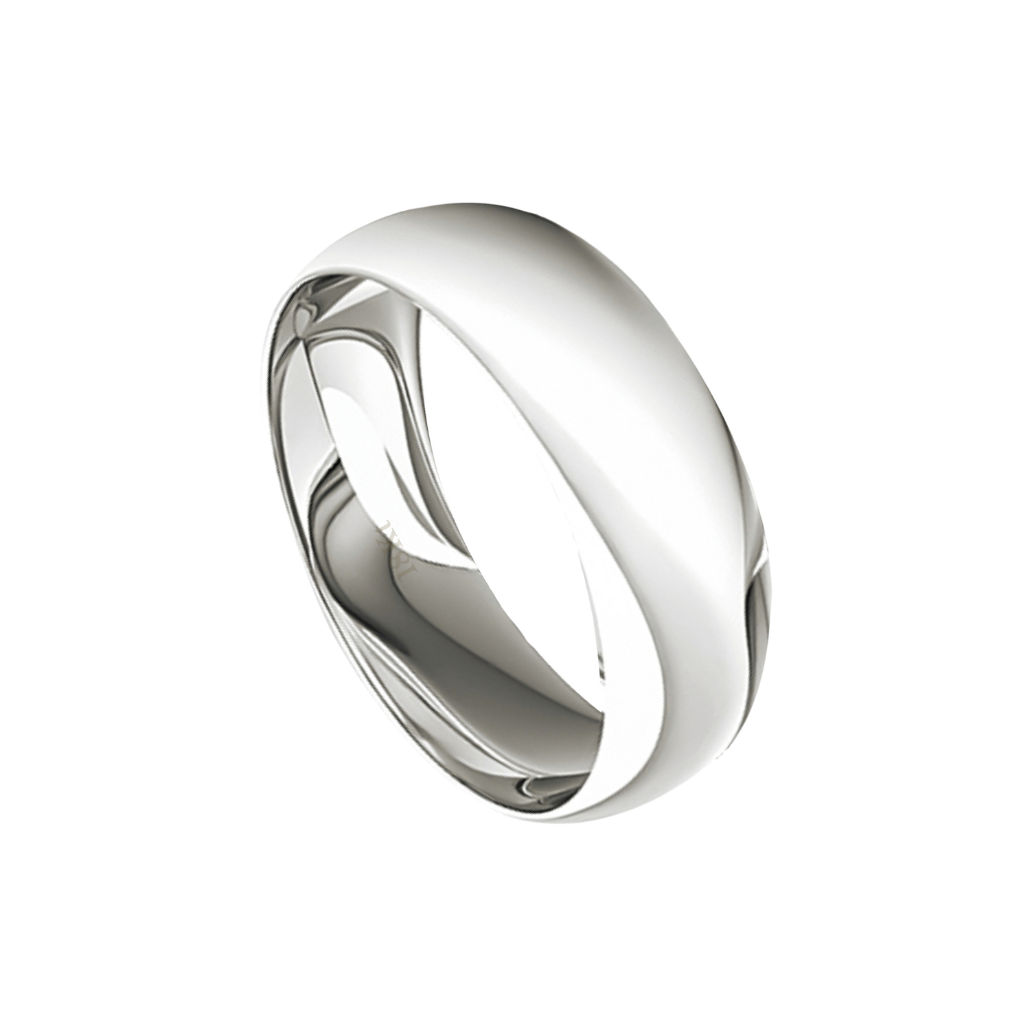 Argolla Matrimonio de Oro Blanco 18kt Inglés Argos de 5,0mm 3