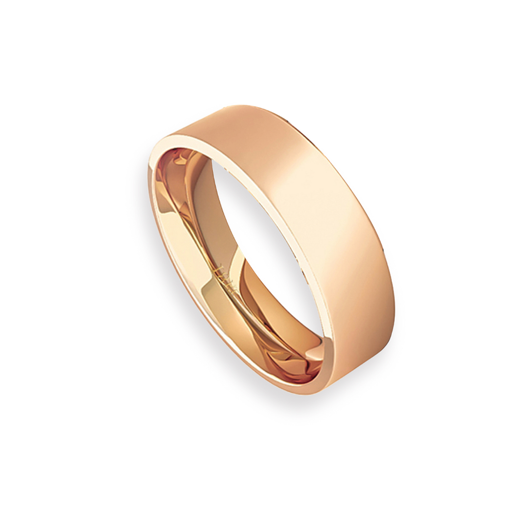 Argolla Matrimonio de Oro Miel 18kt Tubo ErgoFit Sagres de 5,0mm 3