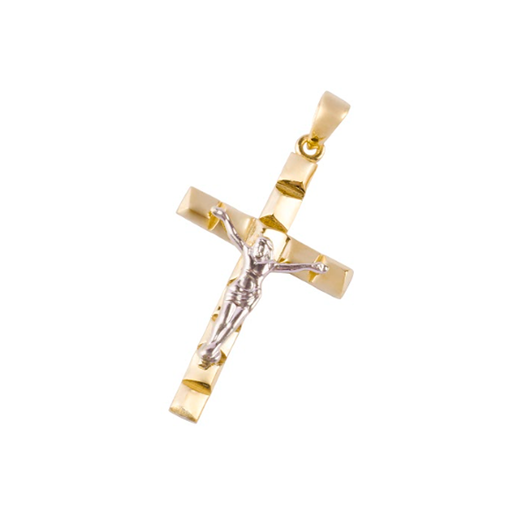 Colgantes de Oro 18kt Modelo Cruz Mediana 1