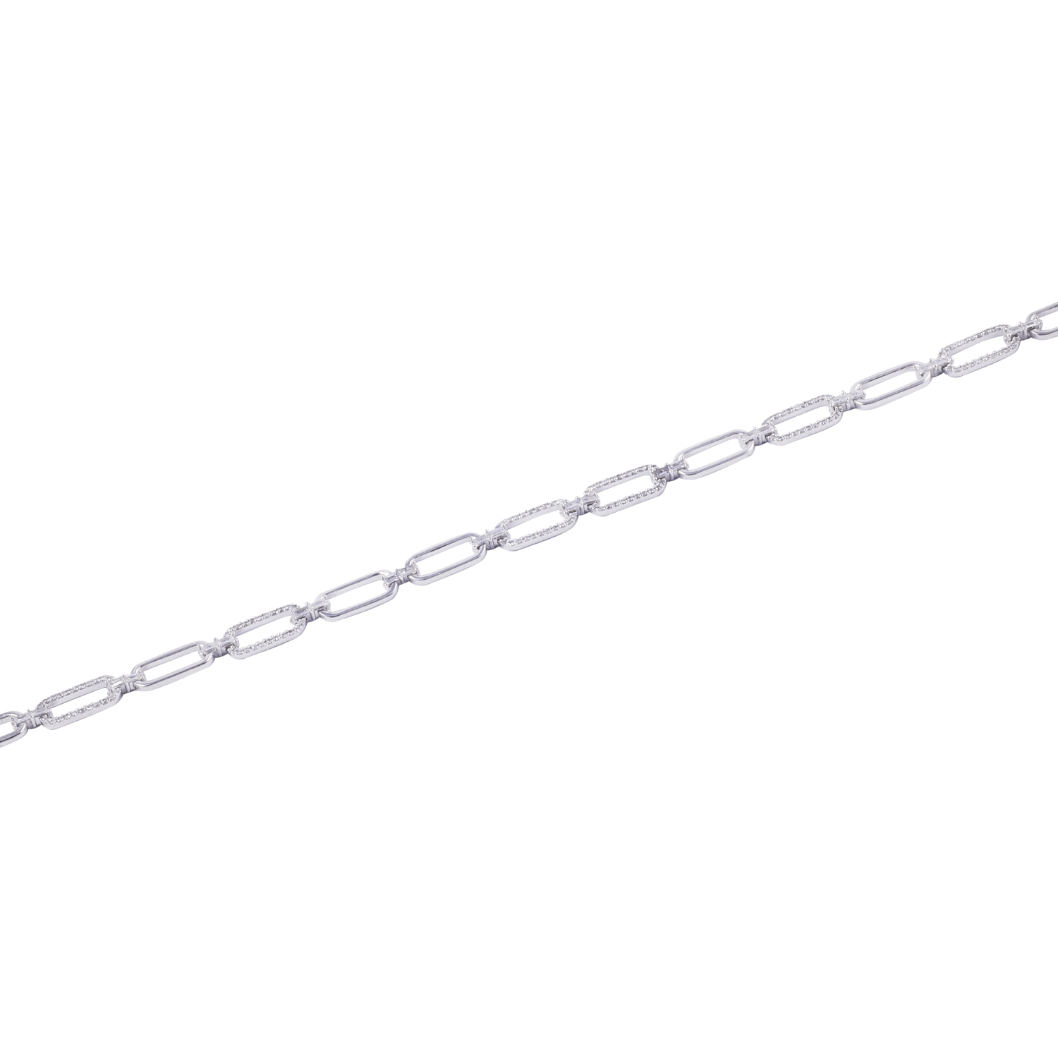 Pulsera de Oro 18kt Eslabones de brillantes 3