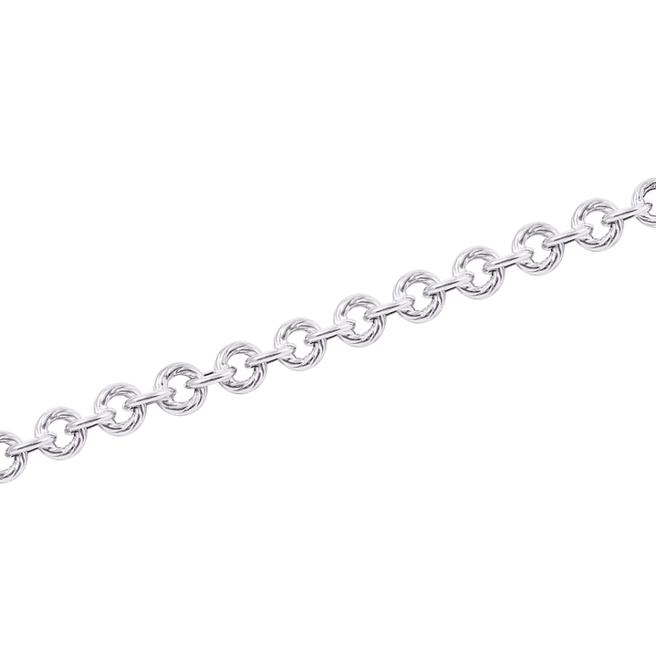 Pulsera de Plata Esterlina 925 Eslabones Facetados 2