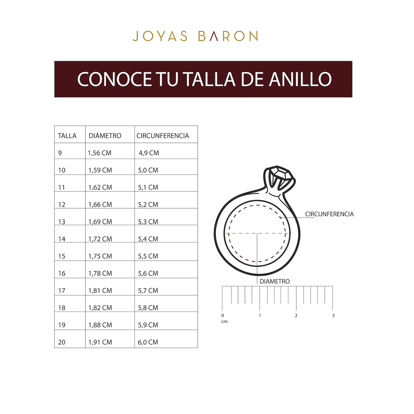 Anillo de Oro 18kt Circón Circulo Solitario 5