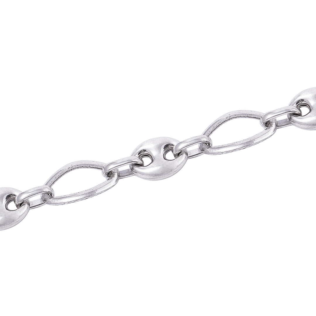 Pulsera de Plata Esterlina 925 Eslabones Grandes 3