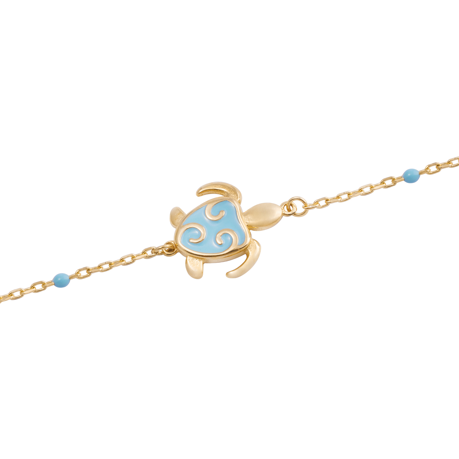 Pulsera de Oro 18kt Tortuga Celestial 3