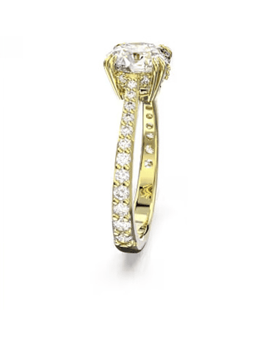 Anillo Swarovski Cóctel Stilla Amarillo