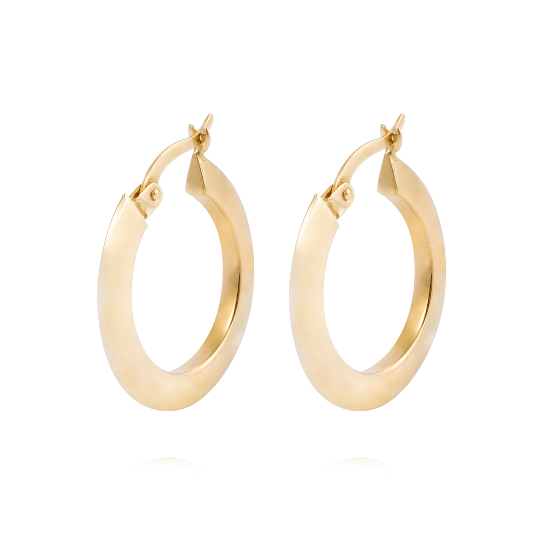 Aros de Oro 18kt Argollas 21 1
