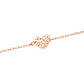 Pulsera Oro Rosa 18kt Corazones Calados - Miniatura 2