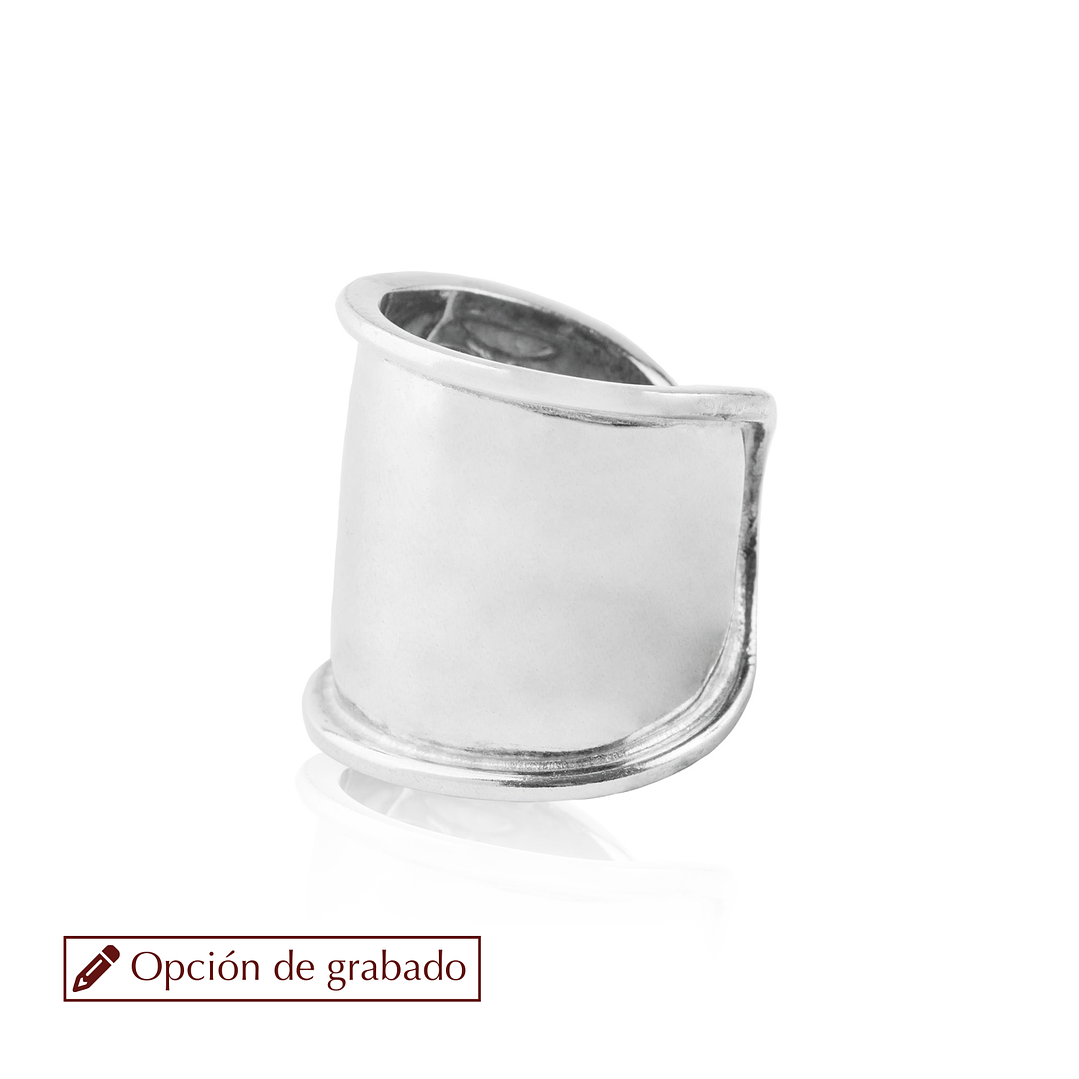 Anillo de Plata Esterlina 925 Tubo 14 1
