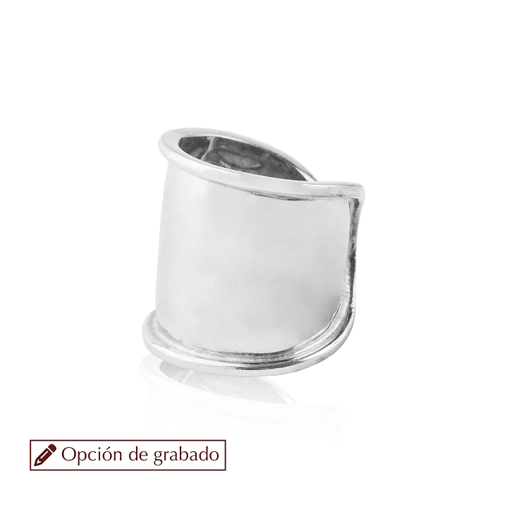 Anillo de Plata Esterlina 925 Tubo 14 1