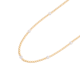 Collar de Plata Esterlina 925 Black Sparkle Bañado en Oro 14kt