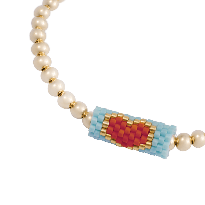 Pulsera Plata Esterlina 925 Corazoncito Blue Revestida Oro 14kt 2