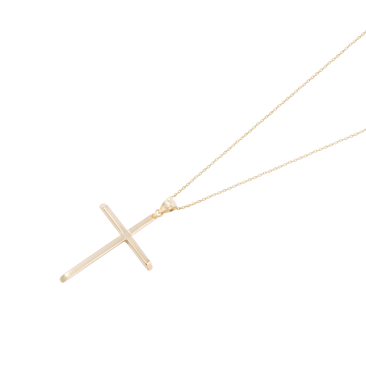 Colgante de Oro 18kt Cruz 40MM 2