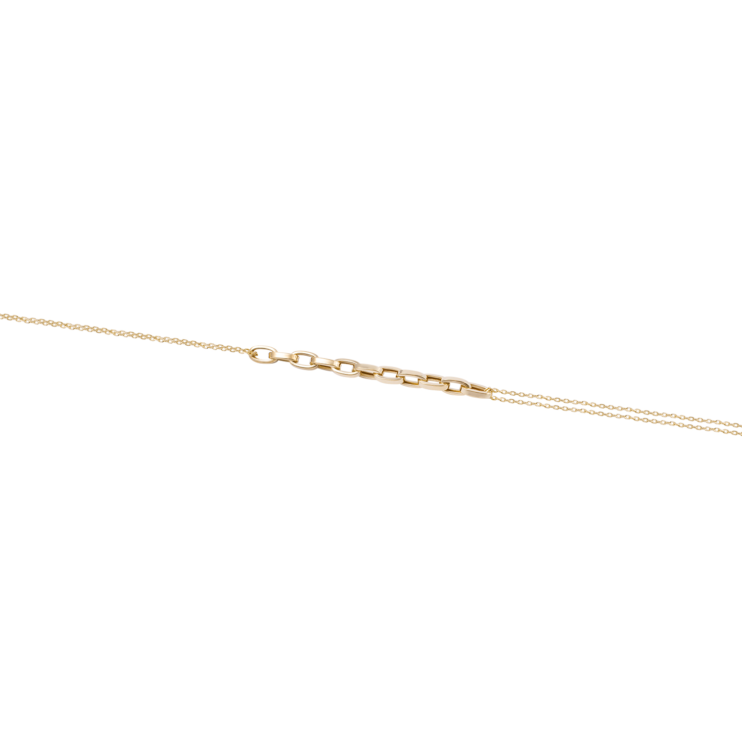 Pulsera de Oro 18kt Encadenada 2