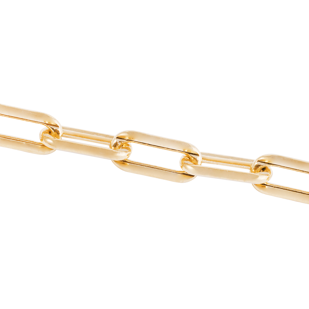 Pulsera Plata Esterlina 925 Eslabón Grueso Bañado Oro 14kt 2