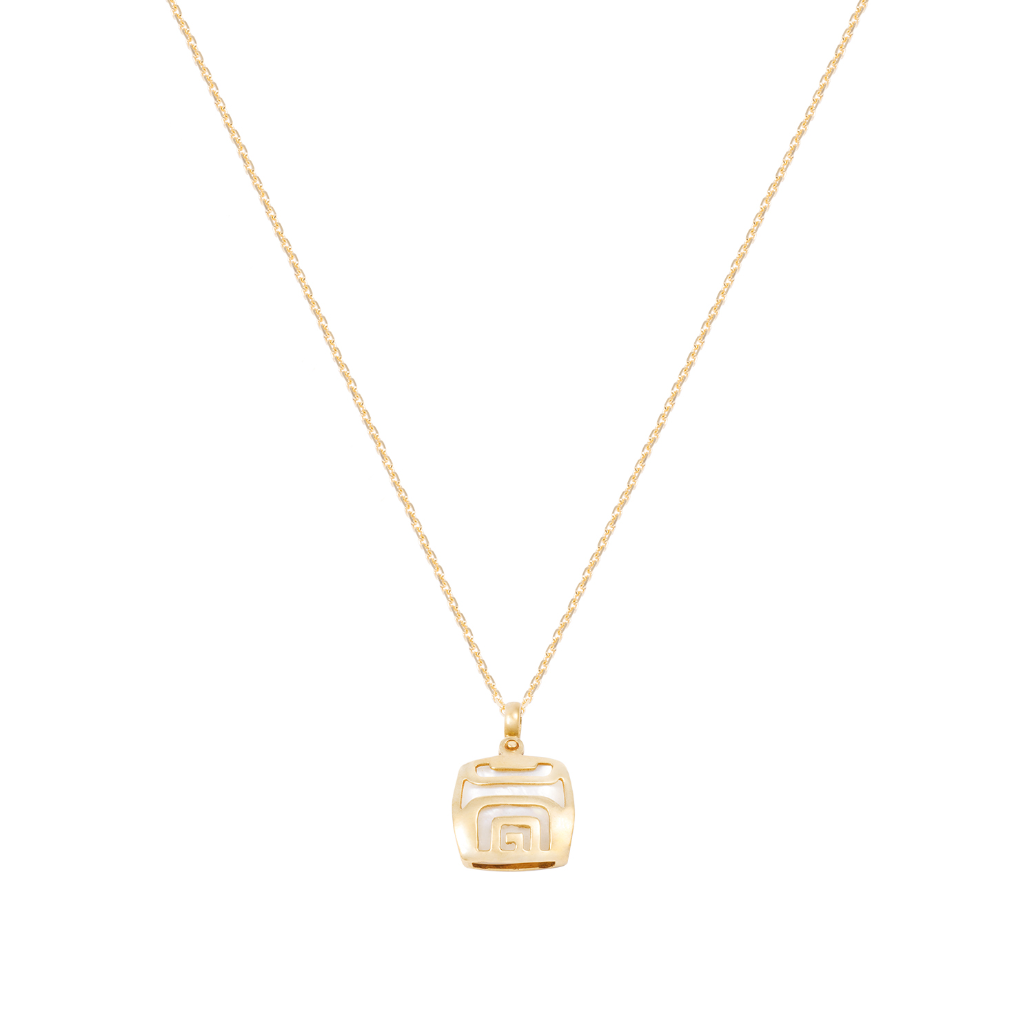 Colgante Oro Amarilo 18kt Nácar y Diseño 3