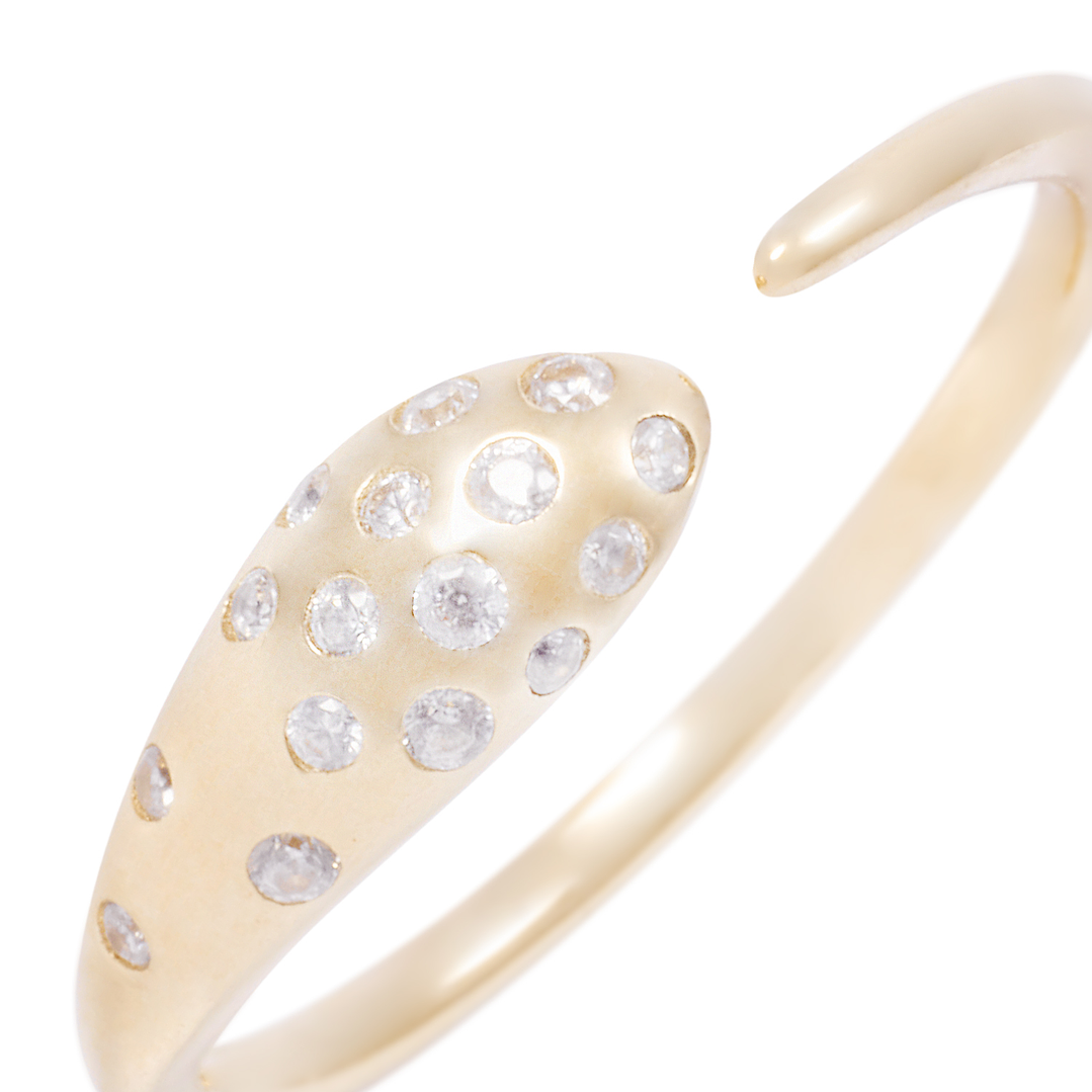 Anillo Compromiso de Oro de 18kt Serpiente 2