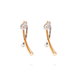 Aros Bicolor 18kt y Diamantes 34pts - Miniatura 3