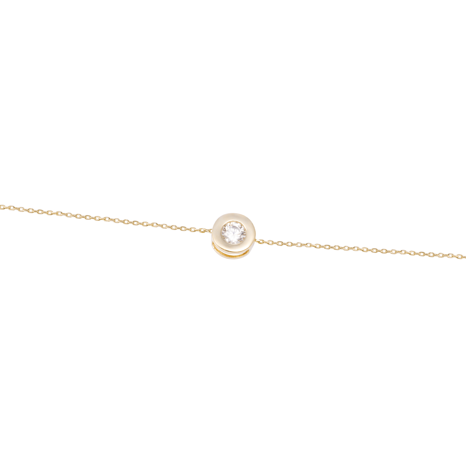 Pulsera de Oro 18kt Punto de Luz central 3