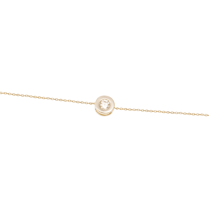 Pulsera de Oro 18kt Punto de Luz central 3