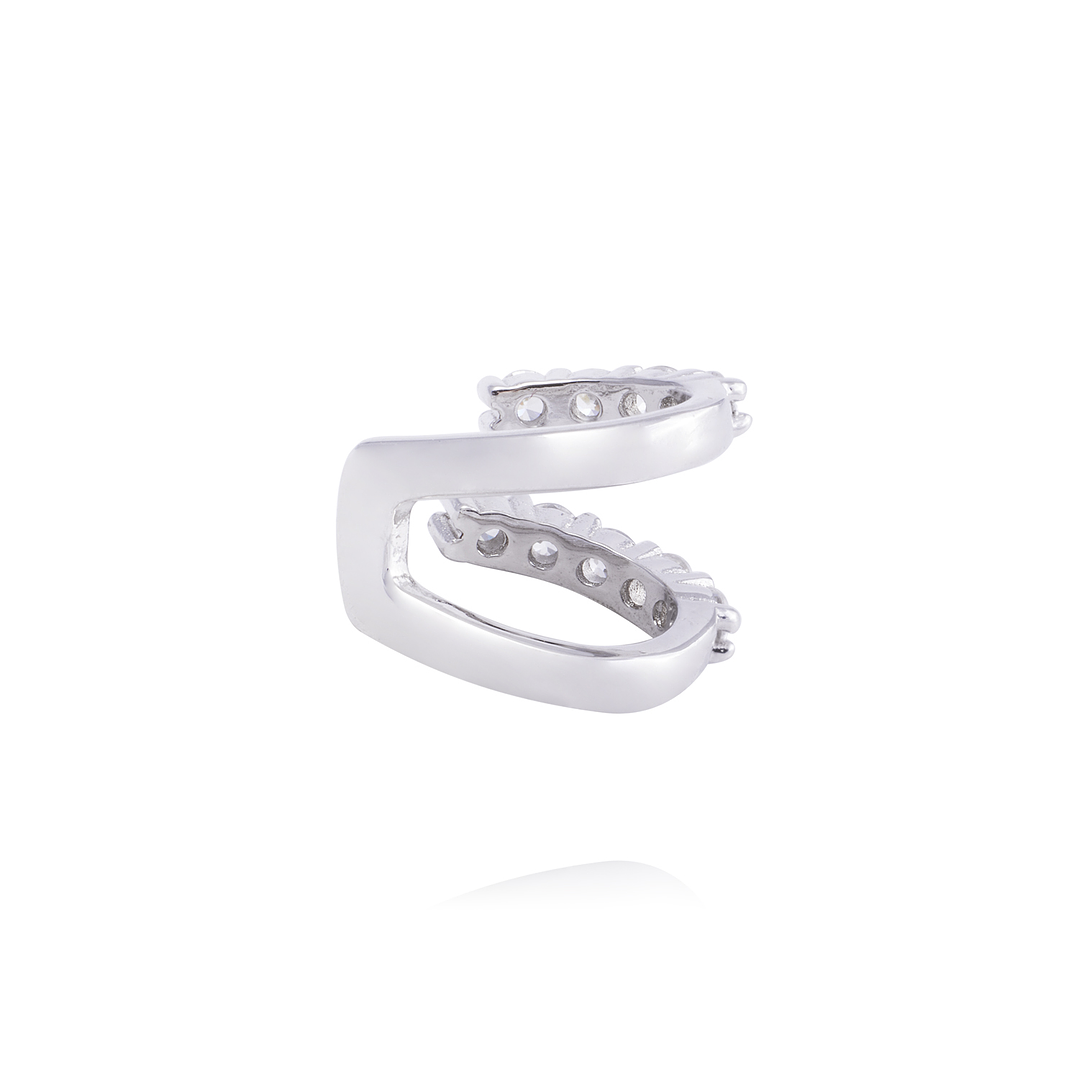 Piercing de Plata Esterlina 925 Earcuff doble 1