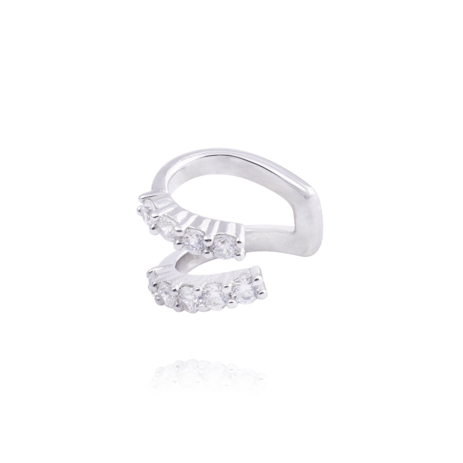 Piercing de Plata Esterlina 925 Earcuff doble 3