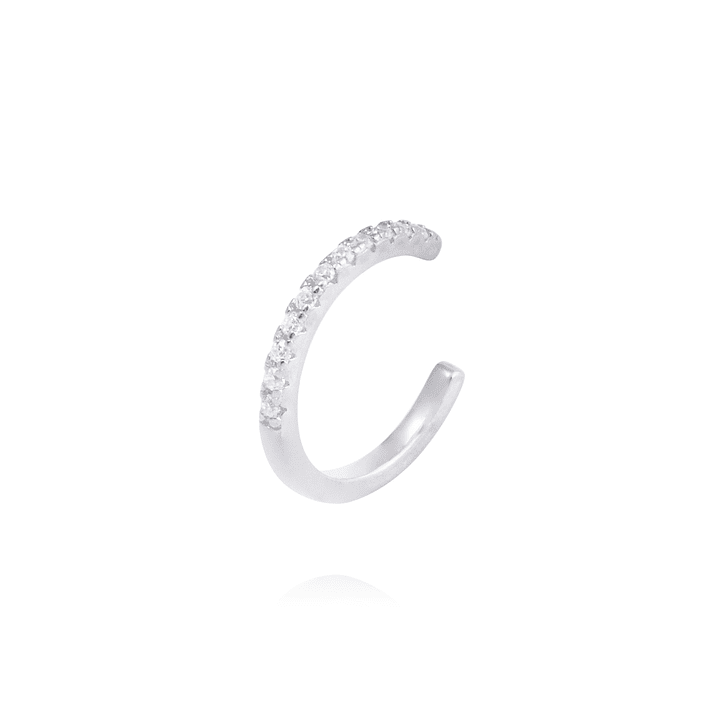 Piercing de Plata Esterlina 925 Earcuff circonitas delgado 1