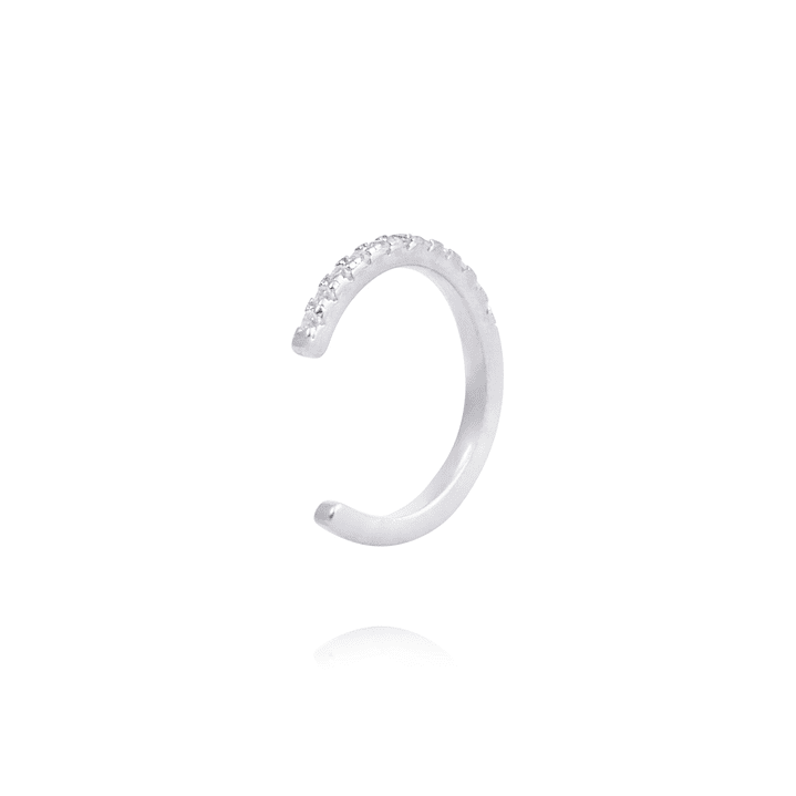 Piercing de Plata Esterlina 925 Earcuff circonitas delgado 3