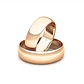 Par de Argollas Oro Rosado 18kt Modelo Inglés Argos 5mm - Miniatura 1