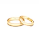 Par de Argollas Oro Amarillo 18kt Modelo Inglés Rodas 3,5mm - Miniatura 3