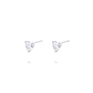Aros Plata Esterlina 925 Corazones con Circonitas - Miniatura 1
