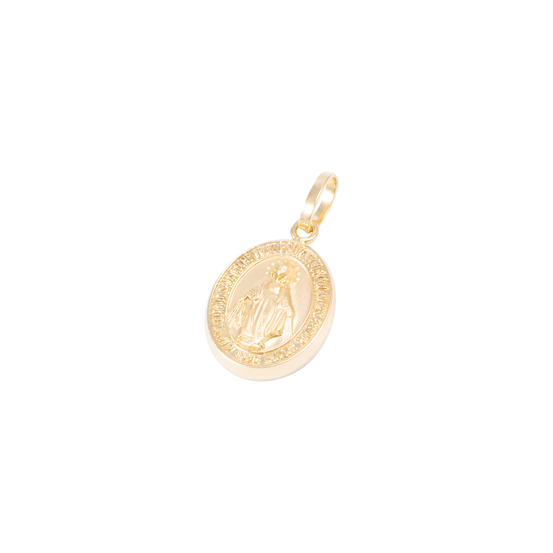 Colgante Oro Amarillo 18kt Medalla Milagrosa 13mm 1