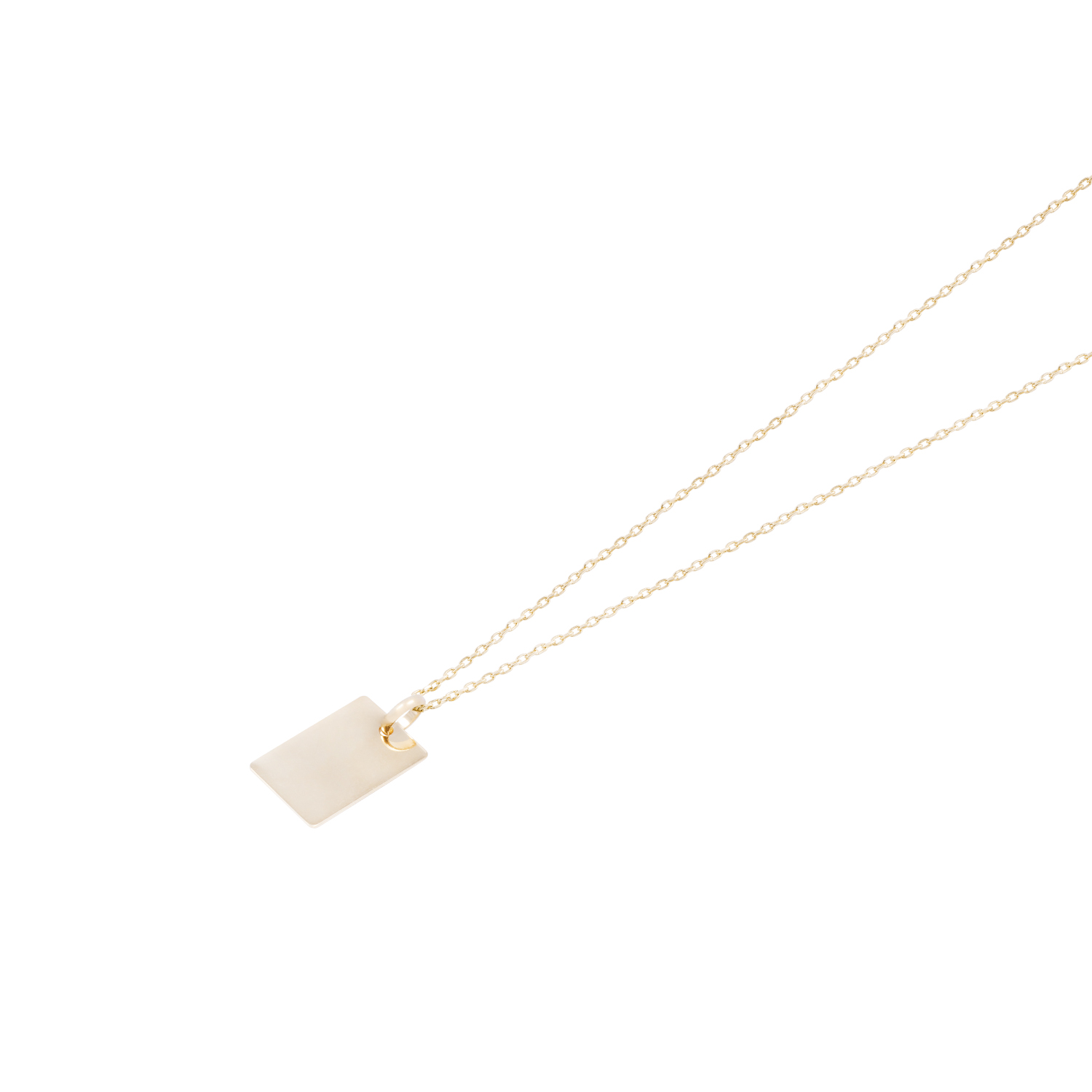 Colgante Oro Amarillo 18kt Placa 15x10mm 2