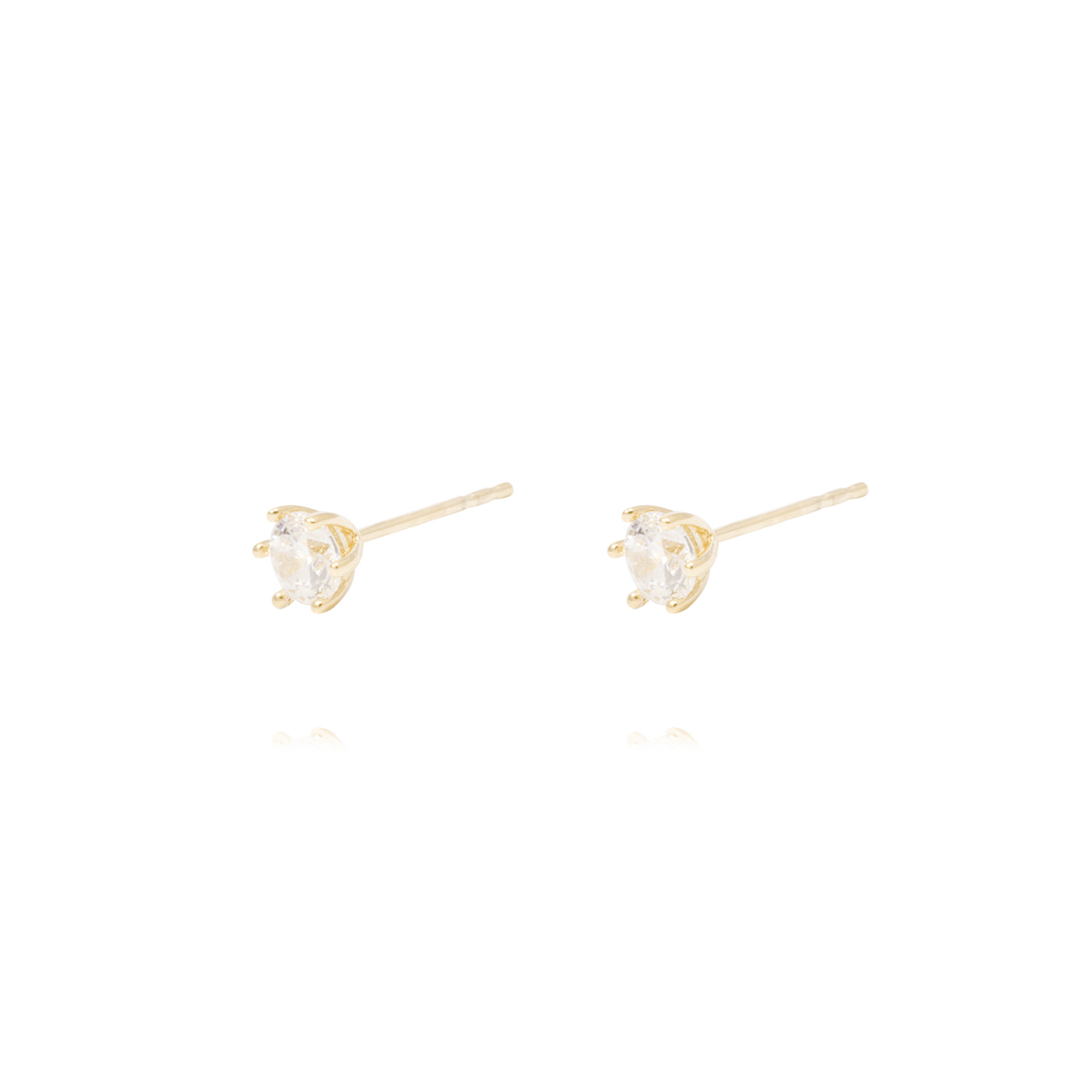 Aros Oro Amarillo 18kt Circonita Seis Grifas 2