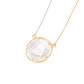Collar Oro Bicolor 18kt Circonita Circular - Miniatura 2
