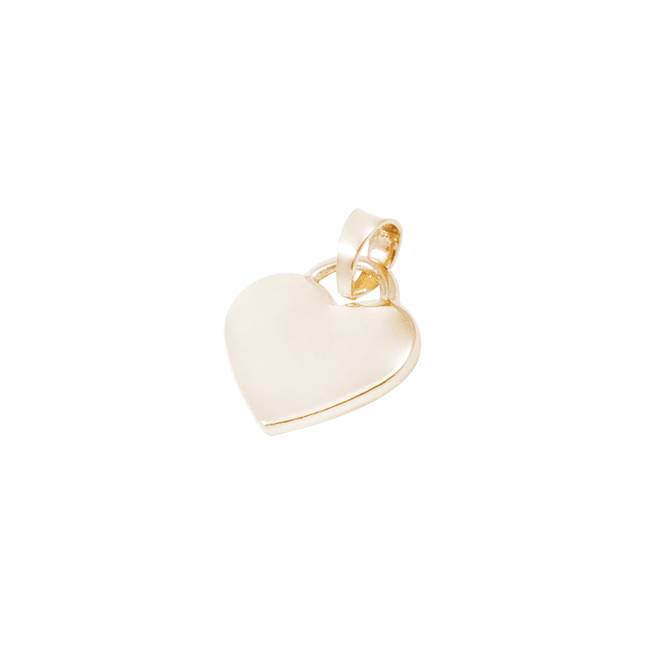 Colgante Oro Amarillo 18kt Placa Corazón 1