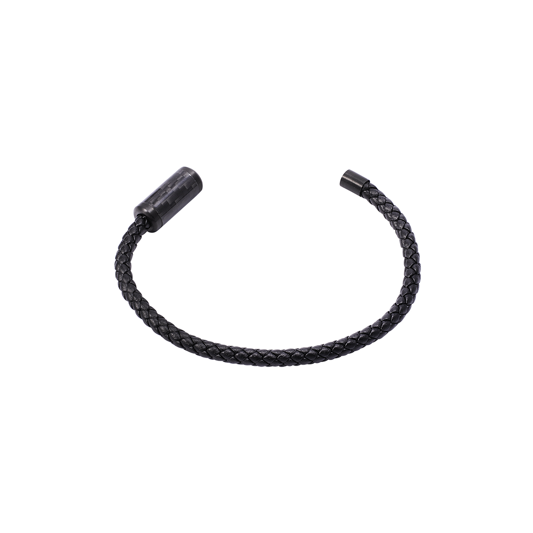 Pulsera de cuero Seth Carbon 3